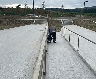 Handläufe Pulverbeschichtet